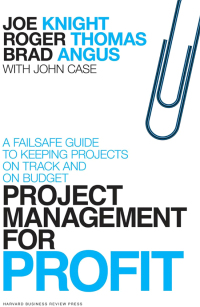 Imagen de portada: Project Management for Profit 9781422144176