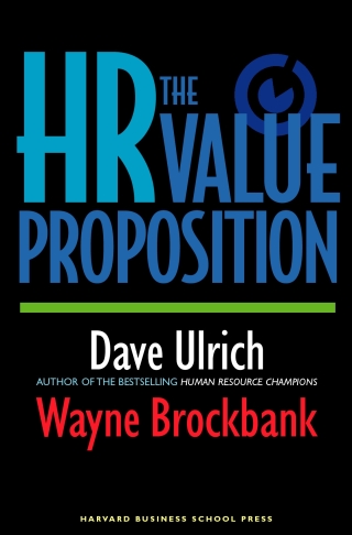 Imagen de portada: The HR Value Proposition 9781591397076