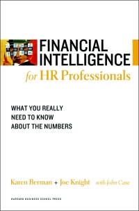 صورة الغلاف: Financial Intelligence for HR Professionals 9781422119136