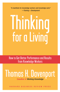 Cover image: Thinking for a Living 9781591394235