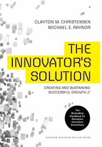 Cover image: The Innovator's Solution 9781422196571