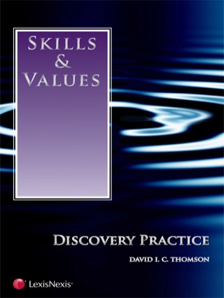 Cover image: Skills & Values: Discovery Practice 1st edition 9781422429846