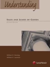 Cover image: Understanding Sales and Leases of Goods 2nd edition 9781422422496