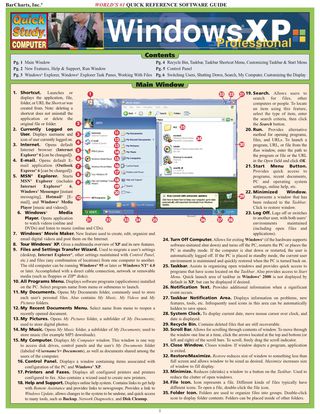Cover image: Windows XP Professional 1st edition