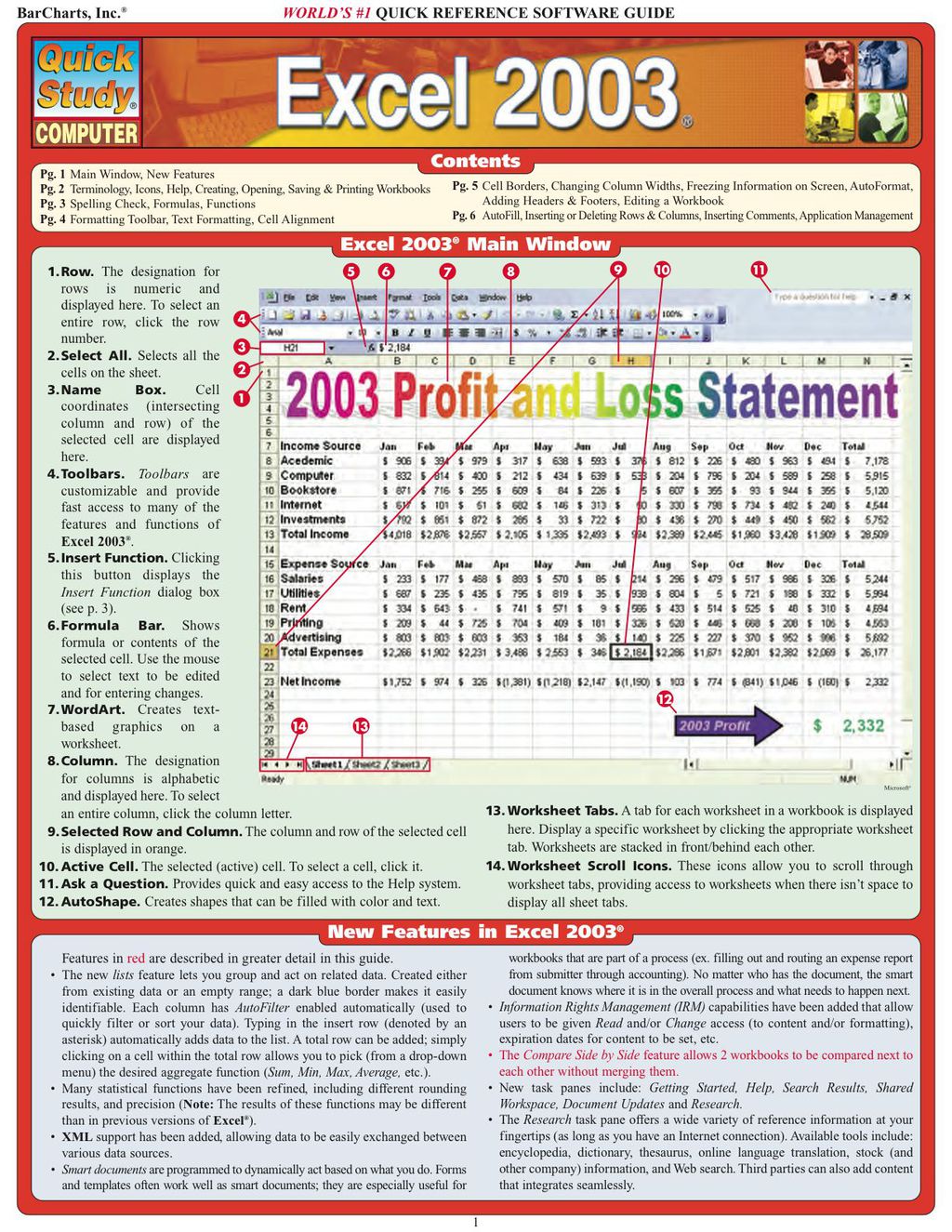 Excel 2003 1st Edition