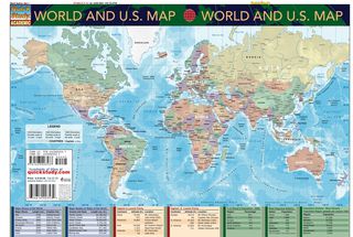 Cover image: QUICKSTUDY-WORLD & U.S. MAP 1st edition 9781423203537