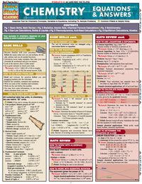 Cover image: Chemistry Equations & Answers 1st edition 9781423201892