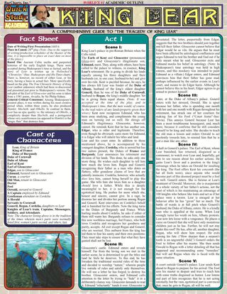 Cover image: King Lear 1st edition