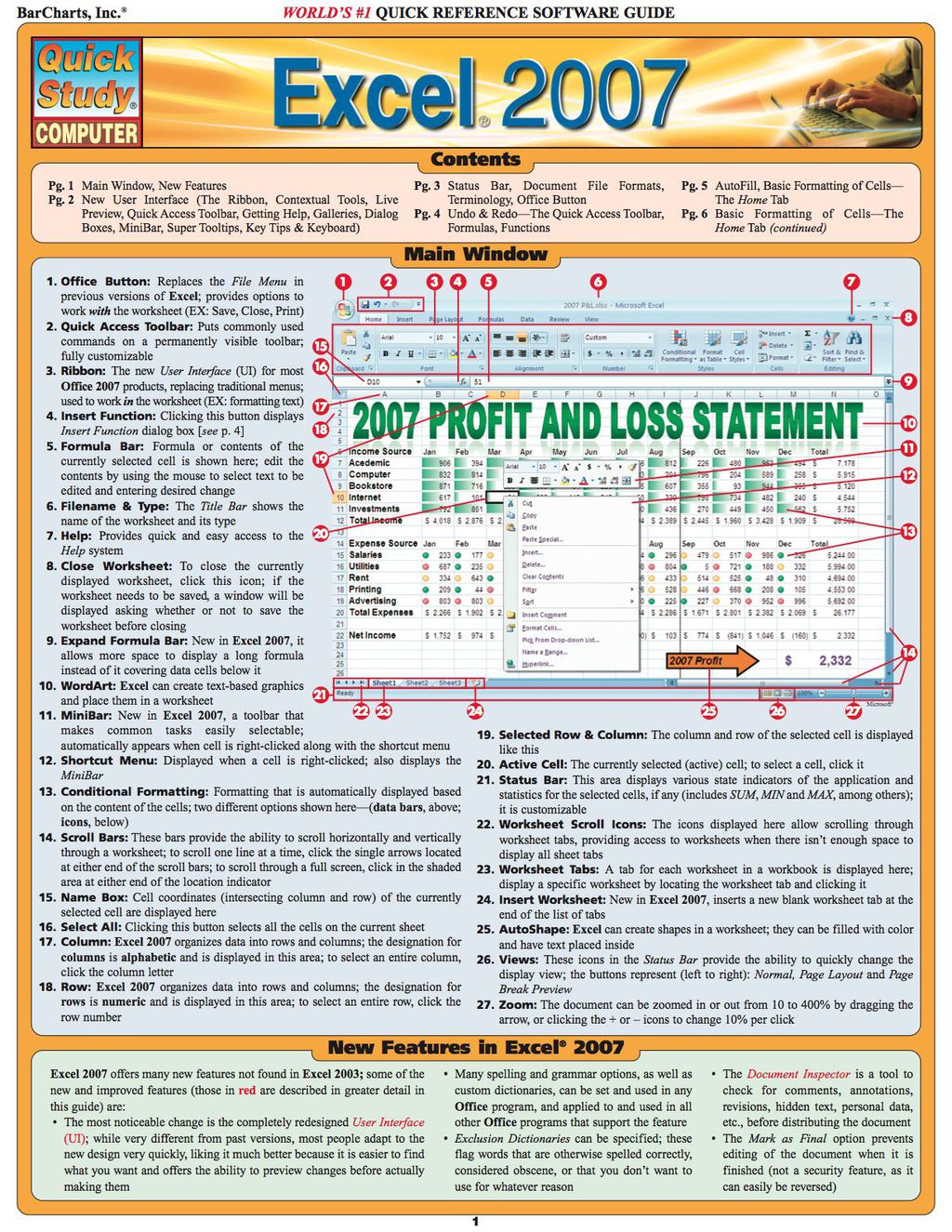 Excel 2007 1st Edition