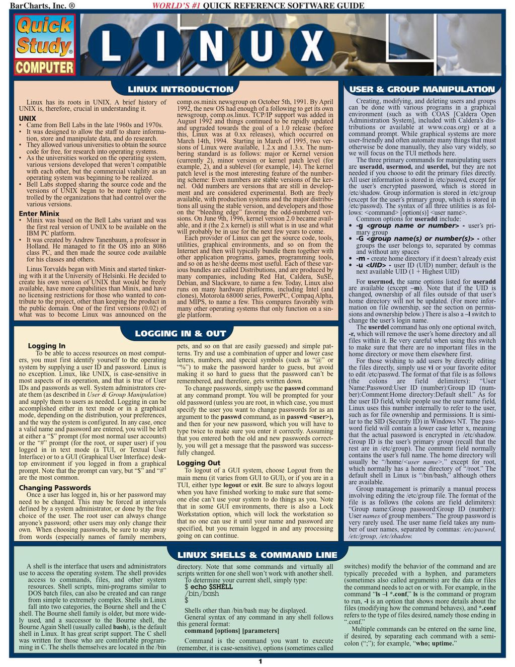 Linux 1st Edition