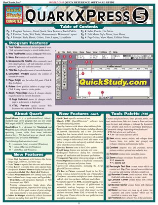 Cover image: QuarkXpress 5 1st edition
