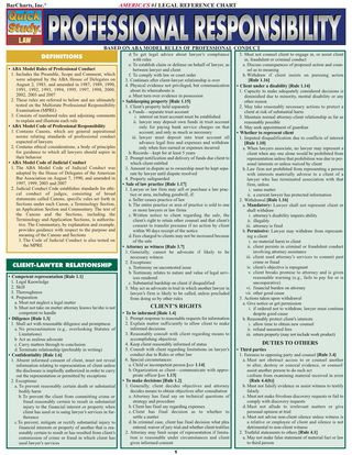 Cover image: Professional Responsibility 1st edition 9781423208785