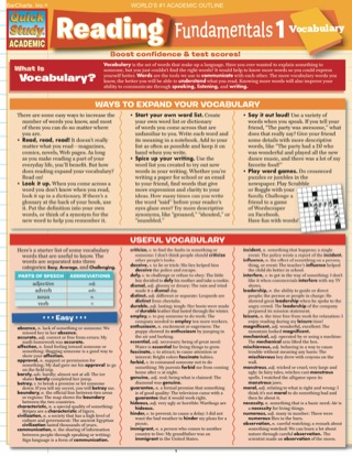 Cover image: READING FUNDAMENTALS 1 STUDY GUIDE 9781423214403