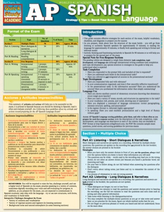 Cover image: AP SPANISH STUDY GUIDE 9781423214939