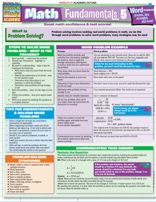 Cover image: MATH FUNDAMENTALS 5: WORD PROBLEMS STUDY GUIDE 9781423215059