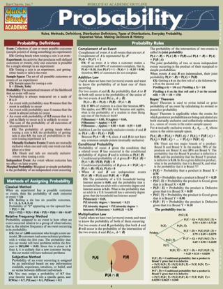 Cover image: PROBABILITY STUDY GUIDE 9781423215080