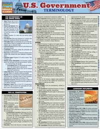 Cover image: U.S. GOVERNMENT TERMINOLOGY STUDY GUIDE 9781423215110