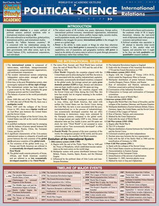 Imagen de portada: Political Science: Int'L Relations 1st edition 9781423215349