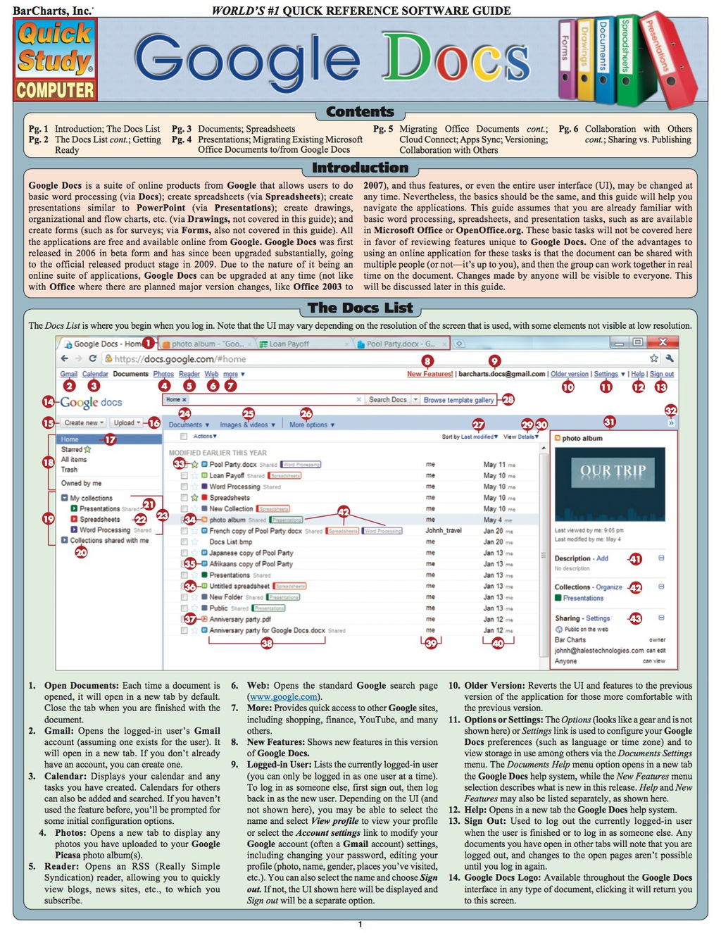 Google Docs 1st Edition
