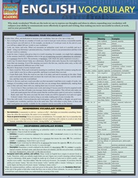 Cover image: QuickStudy - English Vocabulary 1st edition 9781423217312