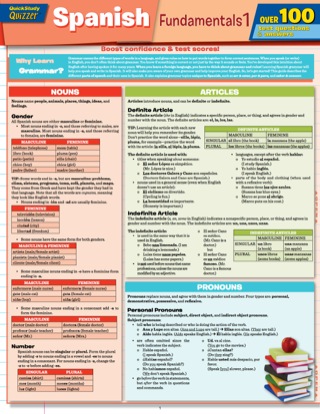 Cover image: SPANISH FUNDAMENTALS 1 QUIZZER 9781423217411