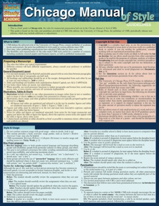 Cover image: CHICAGO MANUAL OF STYLE  STUDY GUIDE 9781423218609