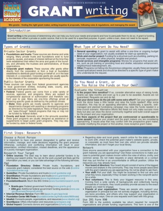 Cover image: GRANT WRITING  STUDY GUIDE 9781423218678