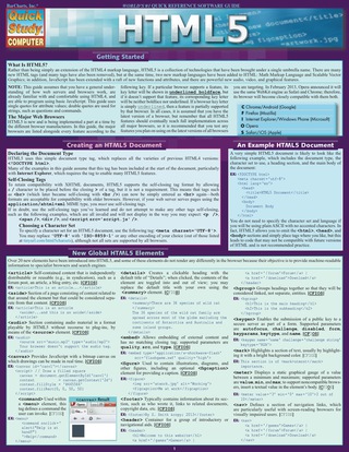 Cover image: QUICKSTUDY-HTML5 1st edition 9781423218876