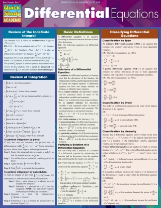 Imagen de portada: Differential Equations 9781423220329