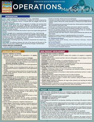 Cover image: Operations Management 9781423220183