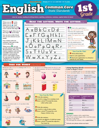 Cover image: QUICKSTUDY-ENGLISH COMMON CORE 1ST GRADE 1st edition 9781423221913