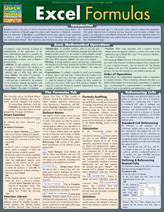 Cover image: Excel Formulas 9781423221692