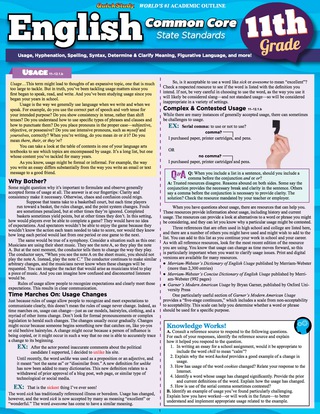 Cover image: QuickStudy - ENGLISH COMMON CORE 11TH GRADE 1st edition 9781423223146