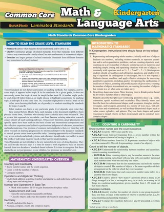 Cover image: Quickstudy -CCSS: MATH & LANGUAGE ARTS 1st edition 9781423223238