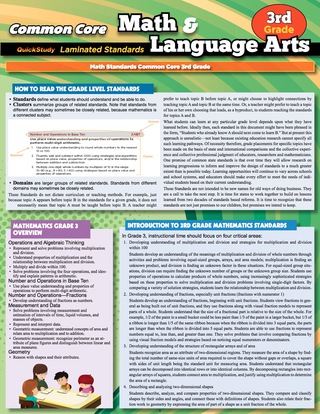 Cover image: Quickstudy -CCSS: MATH & LANGUAGE ARTS 3RD 1st edition 9781423223269