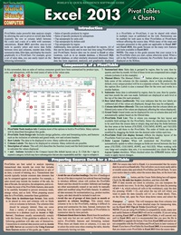 Imagen de portada: Excel 2013 Pivot Tables &Charts 9781423222910