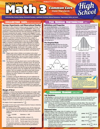 Cover image: QuickStudy - MATH 3 COMMON CORE 11TH GRADE 1st edition 9781423223696