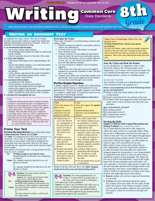 Cover image: Writing Common Core 8th Grade 9781423223771