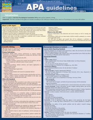 Cover image: APA Guidelines 9781423225331
