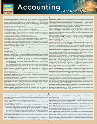 Cover image: Accounting Terminology 9781423229377