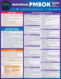 Imagen de portada: QuickStudy PMBOK Guide Quick Reference - for 7th Edition 1st edition 9781423231127