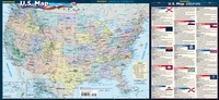صورة الغلاف: U.S. Map: States & Cities Guide 9781423231165