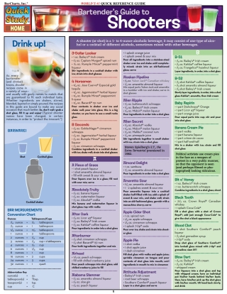 Imagen de portada: Bartender's Guide To Shooters 9781423203247