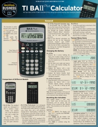 صورة الغلاف: TI BA II Plus Calculator 1st edition 9781423233275