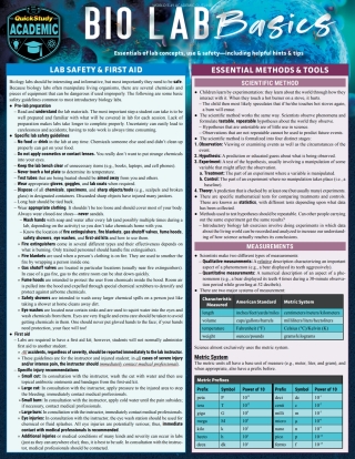 Cover image: Bio Lab Basics 2nd edition 9781423238614