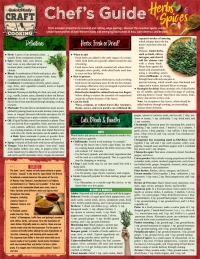 Imagen de portada: Chef's Guide to Herbs & Spices 2nd edition 9781423239772