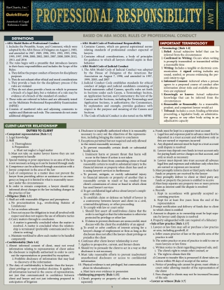 Cover image: Professional Responsibility 2nd edition 9781423241867