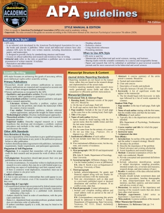 Imagen de portada: APA Guidelines 7th edition 9781423244097