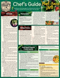 صورة الغلاف: Chef's Guide to Plant-Based Diet 1st edition 9781423244226