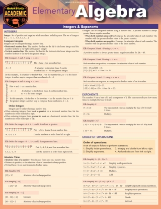 صورة الغلاف: Elementary Algebra 1st edition 9781423246152